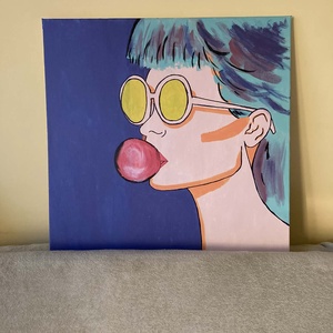Bubble gum - festmény - Meska.hu