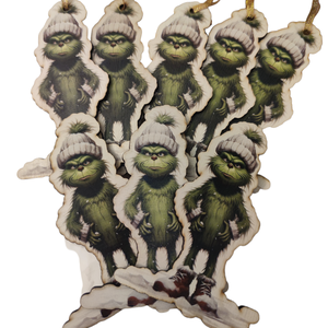 Grincs figura - karácsony - karácsonyi lakásdekoráció - karácsonyfadíszek - Meska.hu