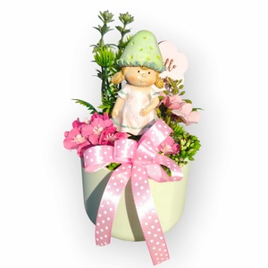 Eperkislány tavaszi asztaldísz - Meska.hu