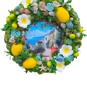 Amalfi nyár ajtódísz - Meska.hu