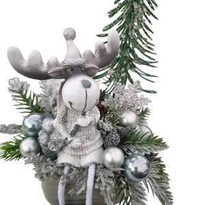 Rénszarvasos adventi asztaldísz - karácsony - adventi díszek - adventi asztaldísz - Meska.hu