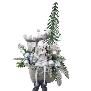 Rénszarvasos adventi asztaldísz - Meska.hu