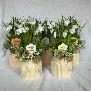 Tavaszváró hóvirágos asztaldísz, Otthon & Életmód, Dekoráció, Asztal és polc dekoráció, Asztaldísz, Virágkötés, MESKA