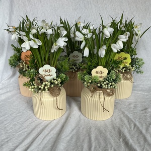 Tavaszváró hóvirágos asztaldísz - otthon & életmód - dekoráció - asztal és polc dekoráció - asztaldísz - Meska.hu