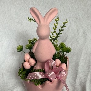 Nyuszi tojásban - húsvéti asztaldísz - Meska.hu