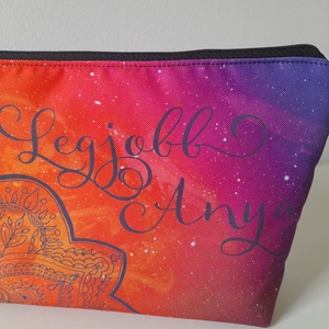 Vízálló neszeszer Legjobb anya felírattal - táska & tok - neszesszer - Meska.hu