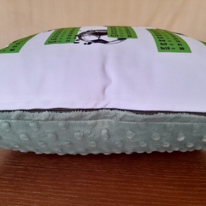 Szorzótáblás plüss díszpárna focis - baba - mama - babaszoba dekoráció - gyerek díszpárna - Meska.hu