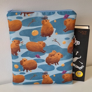 Könyvtok capibara mintás vízálló , Könyv & Zene, Könyvtok, Varrás, MESKA