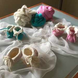 Nemez baba cipő - ruha & divat - babaruha & gyerekruha - Meska.hu