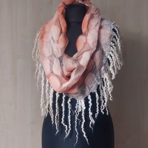 Buborék nemez sál, Ruha & Divat, Sál, Sapka, Kendő, Fejpánt, , MESKA