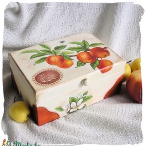 Almás teafiltertartó doboz -  - Meska.hu