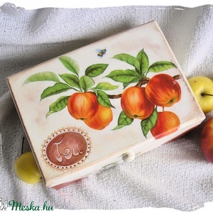 Almás teafiltertartó doboz -  - Meska.hu