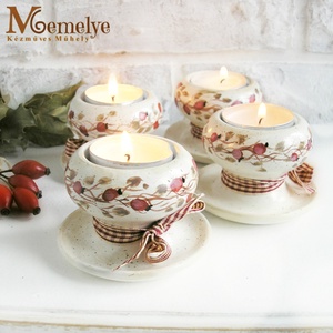 Csipkebogyós adventi mécsestartó szett -  - Meska.hu