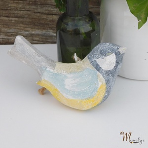 PiCinke - madár formájú kézzel festett fa dísz - otthon & életmód - dekoráció - fali és függő dekoráció - falra akasztható dekor - Meska.hu