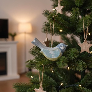 PiCinke - madár formájú kézzel festett fa dísz - otthon & életmód - dekoráció - fali és függő dekoráció - falra akasztható dekor - Meska.hu