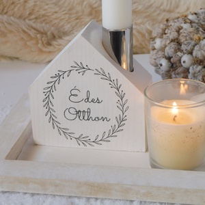 Édes Otthon - házikó gyertyatartó - otthon & életmód - gyertya, illat, aroma - gyertyatartó - Meska.hu