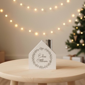 Édes Otthon - házikó gyertyatartó - otthon & életmód - gyertya, illat, aroma - gyertyatartó - Meska.hu