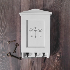Vintage kulcstartó szekrény  - otthon & életmód - dekoráció - fali és függő dekoráció - fali kulcstartó - Meska.hu