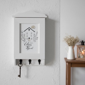 Kulcstartó szekrény, kulcsos szekrény, cicás, egyedi felirattal is - Meska.hu