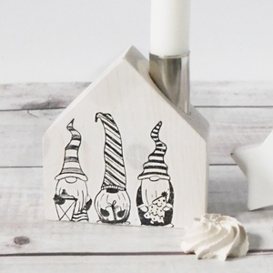 Manós Házikó gyertyatartó - otthon & életmód - gyertya, illat, aroma - gyertyatartó - Meska.hu