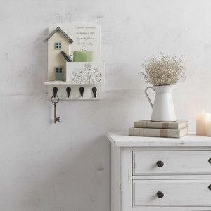 Házikós kulcsakasztó, fali kulcstartó,  egyedi felirattal is - Meska.hu