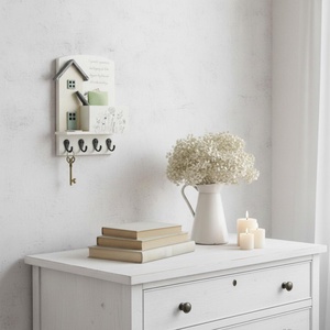 Házikós kulcsakasztó, fali kulcstartó,  egyedi felirattal is - otthon & életmód - dekoráció - fali és függő dekoráció - fali kulcstartó - Meska.hu