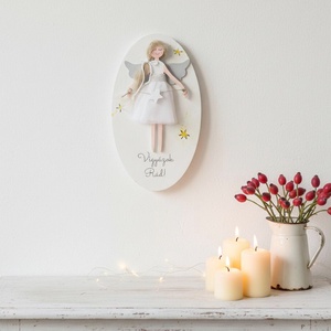 Őrangyal falikép - névre szólóan is kérhető - Meska.hu