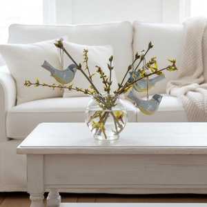 PiCinke - madár formájú kézzel festett fa dísz - otthon & életmód - dekoráció - fali és függő dekoráció - falra akasztható dekor - Meska.hu