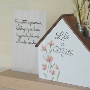 KisHáz dekor szett - személyre szabható - otthon & életmód - dekoráció - kép & falikép - táblakép - Meska.hu