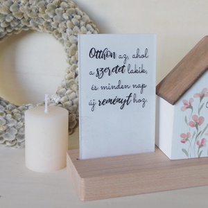 KisHáz dekor szett - személyre szabható - otthon & életmód - dekoráció - kép & falikép - táblakép - Meska.hu