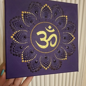 Védelmező mandala 20x20cm - otthon & életmód - dekoráció - spiritualitás - mandala - Meska.hu