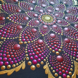  Harmónia, belső erő, külső ragyogás - 30x30cm mandala - otthon & életmód - dekoráció - spiritualitás - mandala - Meska.hu