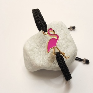 Flamingó karkötő - ékszer - karkötő - karkötő medállal - Meska.hu