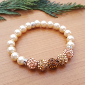 Tekla gyöngy karkötő - ékszer - karkötő - bogyós karkötő - Meska.hu