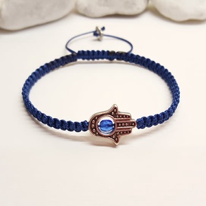 Védelem karkötő ; Hamsa karkötő - Meska.hu