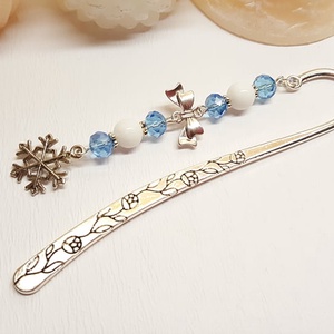 Hópehely könyvjelző - könyv & zene - könyvjelző - Meska.hu