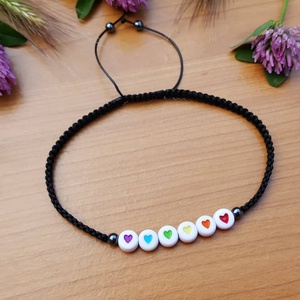 Színes bokalánc - ékszer - lábdísz és testékszer - bokalánc - Meska.hu