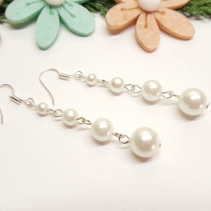 Tekla gyöngy fülbevaló - ékszer - fülbevaló - lógó fülbevaló - Meska.hu