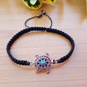 Teknős karkötő - ékszer - karkötő - fonott karkötő - Meska.hu