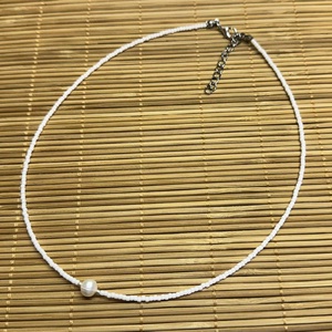 Egy szem gyöngy - choker nyaklánc - Meska.hu