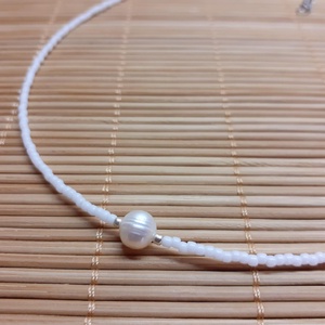 Egy szem gyöngy - choker nyaklánc - ékszer - nyaklánc - gyöngyös nyaklánc - Meska.hu