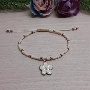 Virágos , gyöngyös karkötő - Meska.hu Virágos , gyöngyös karkötő - Meska.hu