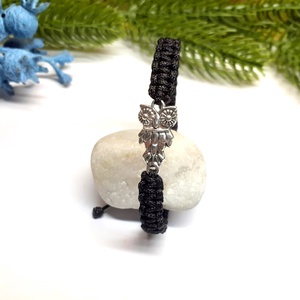 Bagoly karkötő, Ékszer, Karkötő, Fonott karkötő, Csomózás, MESKA