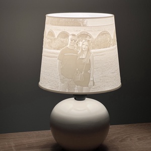 Egyedi fényképes okos lámpa - fehér - Meska.hu