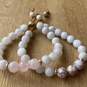 Állítható ásvány karkötő 8mm - ékszer - karkötő - gyöngyös karkötő - Meska.hu