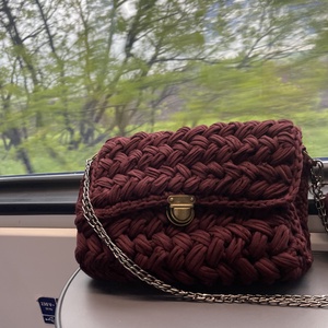 Horgolt táska (Confidence Bag) - táska & tok - kézitáska & válltáska - kézitáska - Meska.hu