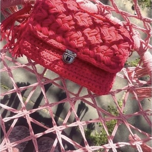 Romantic Bag � kézzel horgolt táska romantikus stílusban, Táska & Tok, Kézitáska & válltáska, Kézitáska, Horgolás, MESKA