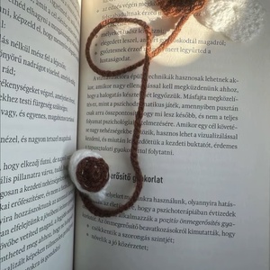 Horgolt kávéscsésze könyvjelző � kézműves ajándék könyvmolyoknak ????� - könyv & zene - könyvjelző - Meska.hu