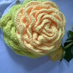 Virágformájú, horgolt kistáska � romantikus, egyedi darab - táska & tok - kézitáska & válltáska - alkalmi táska - Meska.hu