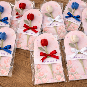 Örök Tulipán, Otthon & Életmód, Dekoráció, Asztal és polc dekoráció, Asztaldísz, Horgolás, MESKA